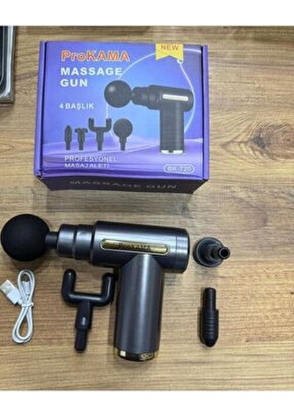 Büyük Masaj Tabancası 6 Modlu Taşınabilir Masaj Tabancası Hızlı Titreşimli