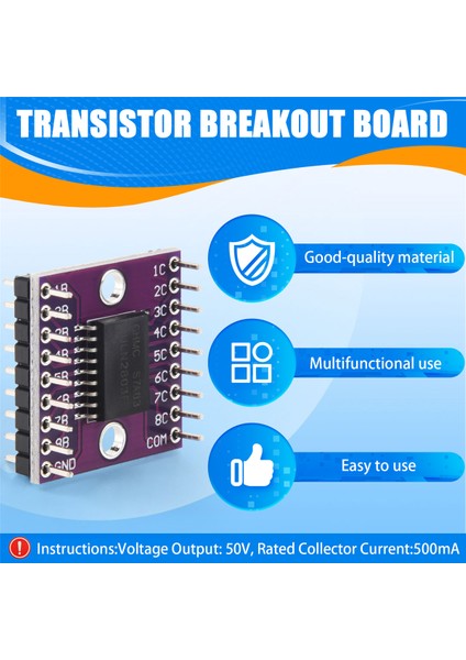 ULN2803A Darlington Transistor Dizileri Arduino Için Sürücü Kırma Kurulu (Yurt Dışından) fırsatları