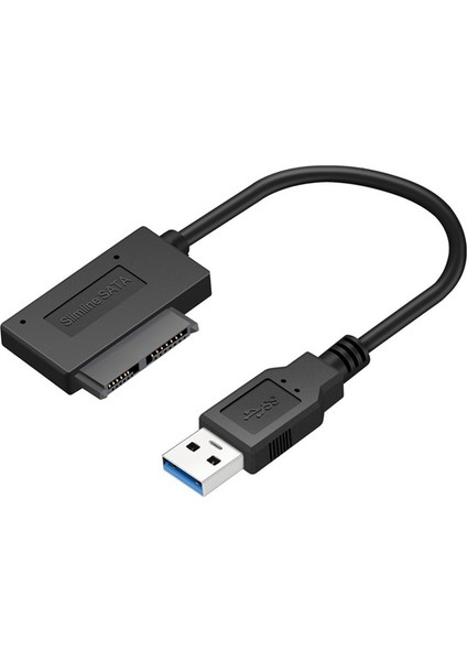 Sata - USB 3 0 7+6pin 13PIN Dönüştürücü Kablo Dizüstü Bilgisayar Optik Sürücü Cd/dvd Rom Slimline Drive Için Hızlı Veri Aktarımı (Yurt Dışından)