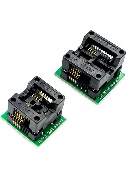 1pcs Sop8 - Dıp8 Sop8 Dıp8 Soıc8&#39 E Dıp8 Ic Socket Programcı Adaptör Soketi Geniş 150MIL Için (Yurt Dışından) fırsatları