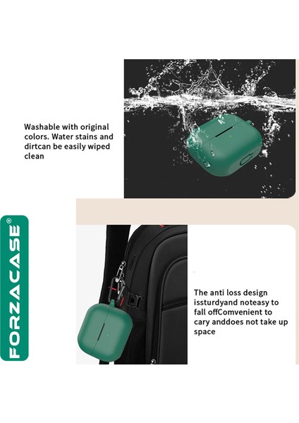 Samsung Galaxy Buds 3 / 3 Pro ile Uyumlu Anahtar Askılıklı Bluetooth Kulaklık Kılıfı - FC1123 fiyatları