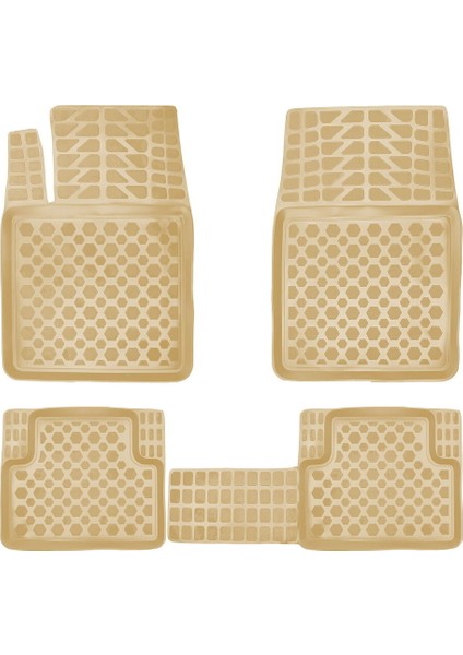 Rizline Universal Model 1 Ile Uyumlu 3D Havuzlu Paspas Bej