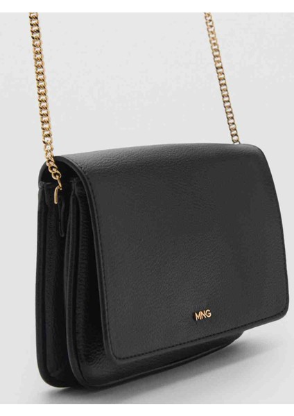 Zincir Saplı Mini Kapaklı Çanta