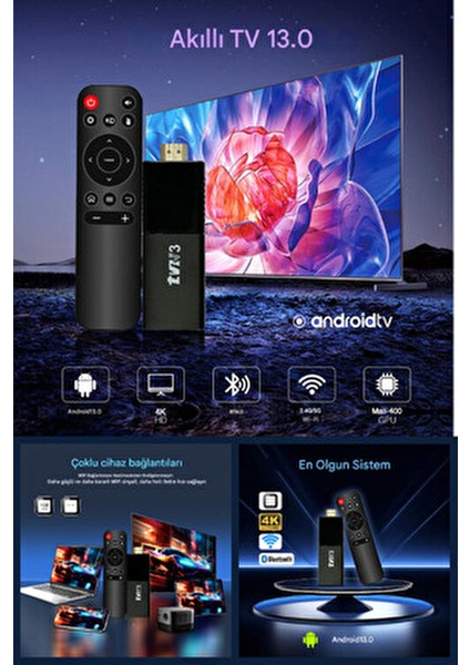 Ultra Hd Android Tv Box 4K Android Tv Tv Box Tv Stick Medya Oynatıcı Smart Tv Wifi modelleri