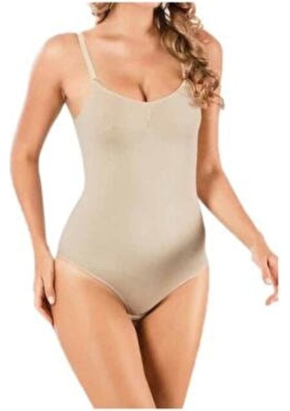 Kadın Çıtçıtlı Dikişsiz Body Korse Atlet