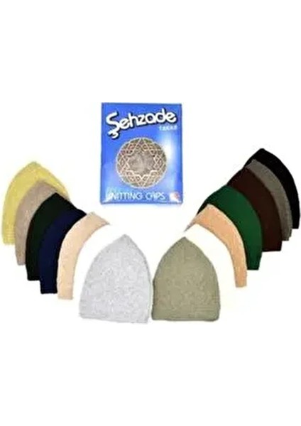 Namaz Takkesi 12 Adet Karışık Renk