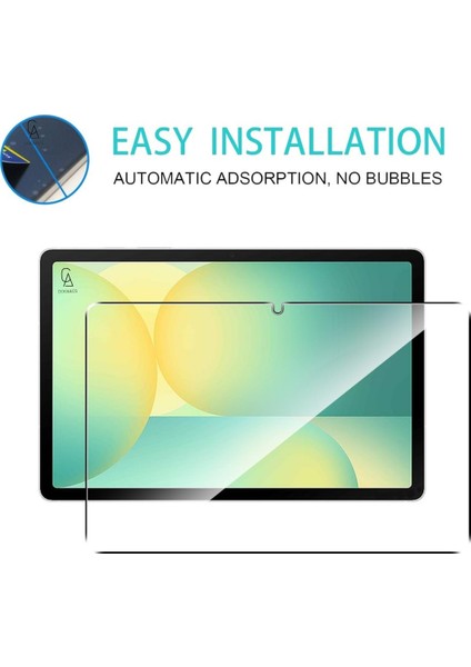 Samsung Galaxy Tab S10 Fe SM-X520 Uyumlu Temperli Kırılmaz Cam Ekran Koruyucu 5 Adet