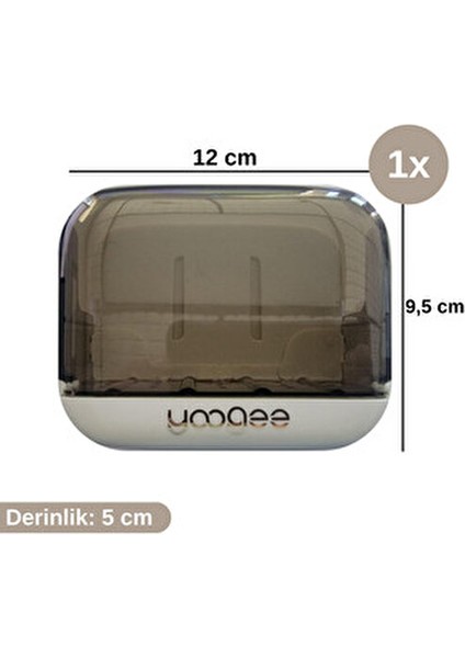 Çekmece Model Pratik Katı Sabunluk Su Biriktirme Hazneli Hijyenik ve Şık Sabun Kabı fiyatları