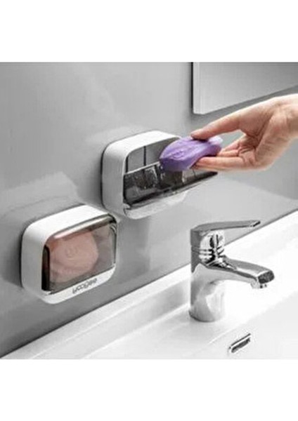 Çekmece Model Pratik Katı Sabunluk Su Biriktirme Hazneli Hijyenik ve Şık Sabun Kabı modelleri