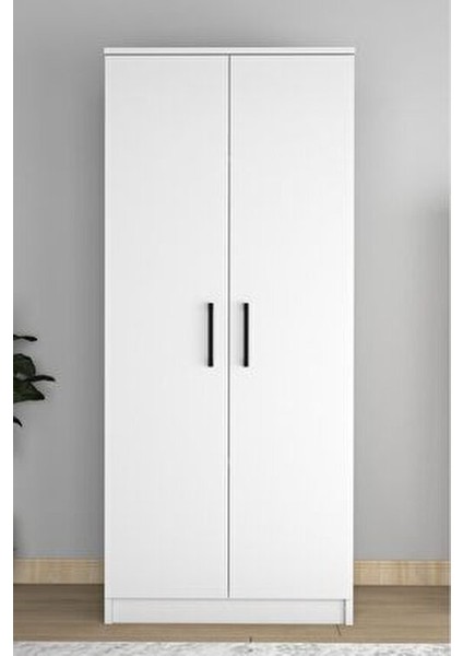 Noya 2 Kapaklı Gardrop Beyaz