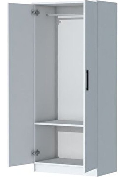 Noya 2 Kapaklı Gardrop Beyaz