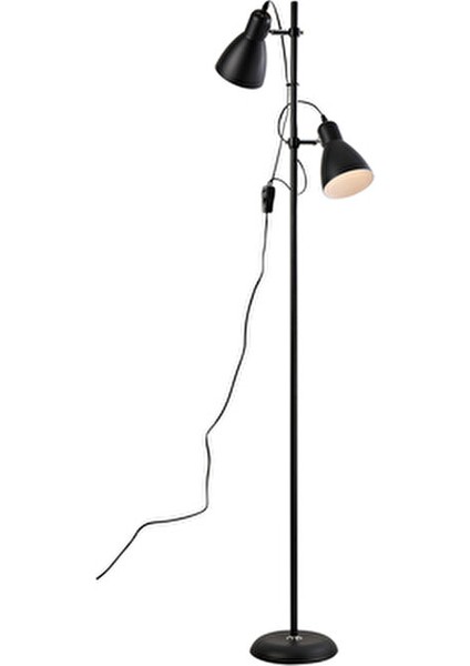 Zenith Metal Oynar Başlıklı Siyah 2'li Lambader fiyatları