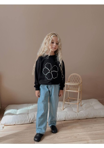 Kız Çocuk Taş Detaylı Kotlu Takım fırsatları