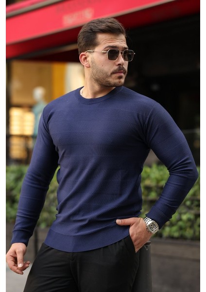 Erkek Bisiklet Yaka Uzun Kollu Triko fiyatları