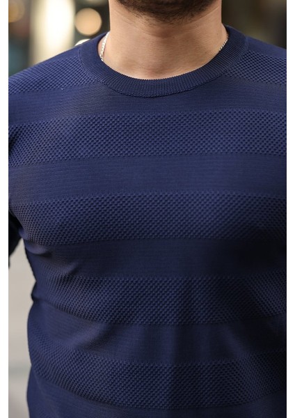 Erkek Bisiklet Yaka Uzun Kollu Triko modelleri