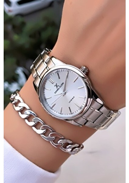 Orijinal Faturalı 2 Yıl Garantili 3ATM Su Geçirmez Gümüş Renk Kadın Kol Saati Bileklik Hediyeli modelleri