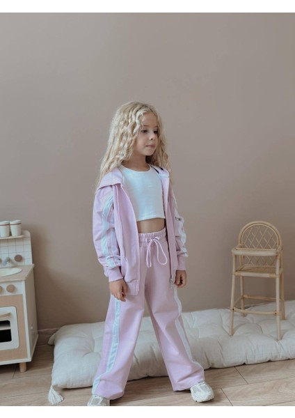 Kız Çocuk Şeritli Yelekli Kışlık Takım fırsatları