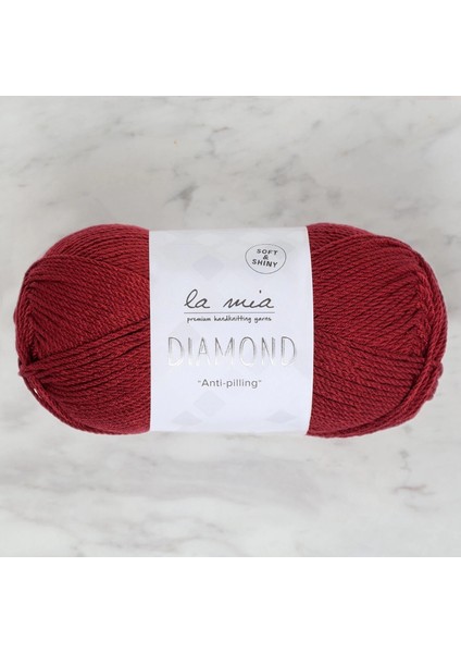 La Mia Diamond Bordo El Örgü Ipi - L065 - 33726