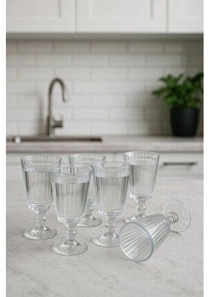 Dublin Flüt Kahve Yanı Su Bardak 6 Lı modelleri