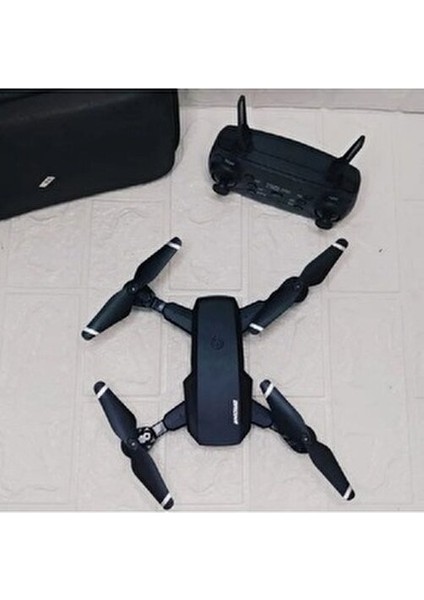QC08 Katlanabilir 360° Dönebilen LED Işıklı 4K Kameralı Fpv Drone Kumandalı Rc Quadcopter modelleri