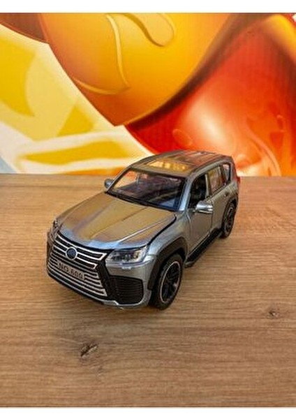 Lexus Jip Diecast Araba Füme Çöl Arabası Lexus 570 Model Diecast Araba Sesli Işıklı Açılan Kapılar fırsatları