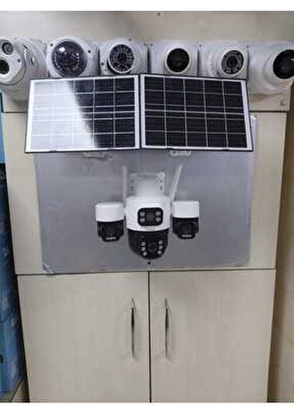X14 4 Kameralı Solar Güvenlik Kamerası | Sım Kartlı & Esım Destekli | Kablosuz Güneş Enerjili fiyatları