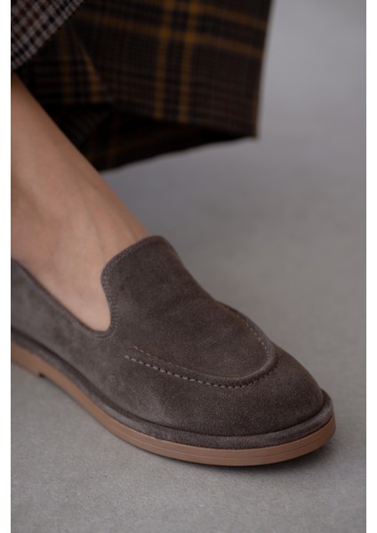 Dezzy Süet Kadın Loafer-Vizon Süet fiyatları