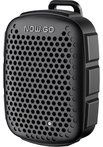 Nowgo Lava Clip 5W Klipsli Su Geçirmez Taşınabilir Mini Bluetooth Hoparlör Siyah