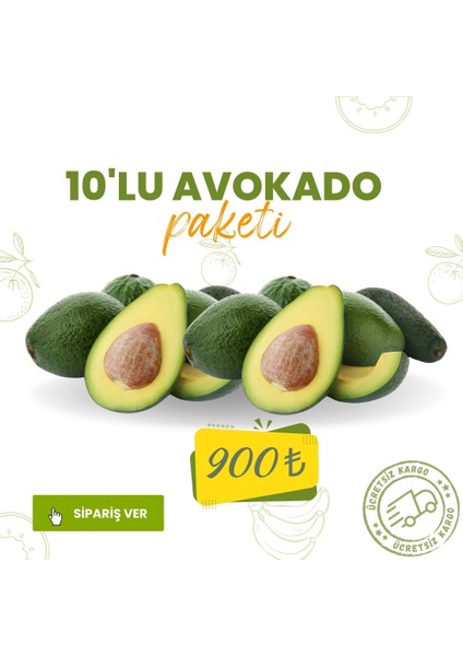 Avokado 10 Adet