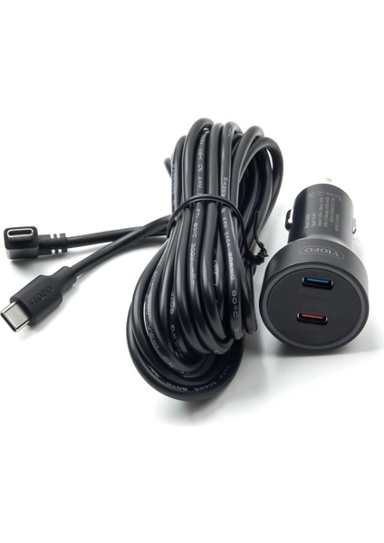 D6000 A329 / A329S / A229 Ultra Uyumlu Type-C Dual USB Çakmaklık Şarj Adaptörü fiyatları