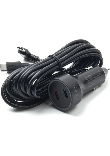D6000 A329 / A329S / A229 Ultra Uyumlu Type-C Dual USB Çakmaklık Şarj Adaptörü modelleri