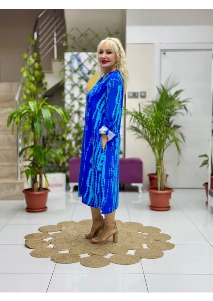 EF50106 Viskon Efes Elbise