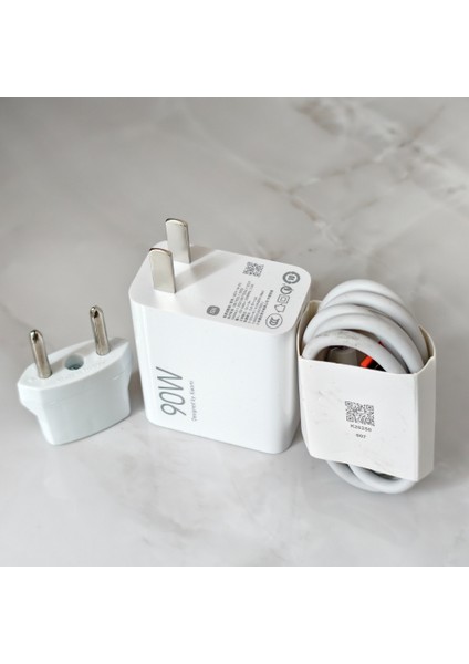 Xiaomi Redmi Note 15 Pro Plus Uyumlu Şarj Aleti 90 Watt Amerikan Başlık + Tr Dönüştürücü fiyatları