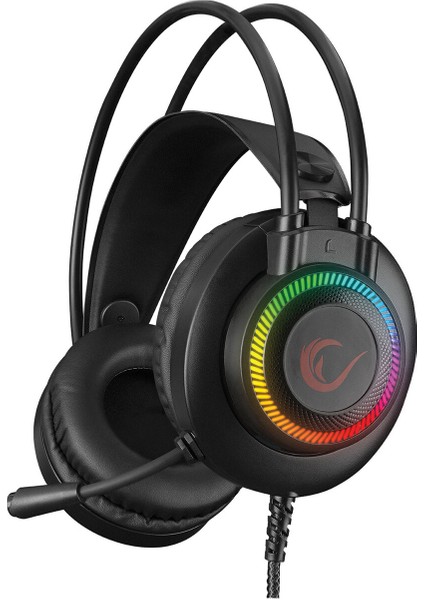 RM-K27 X-Jammer Rainbow Ledli Pc USB 3.5m Ps4-Xbox-Mobile Gaming Oyuncu Mikrofonlu Kulaklık fiyatları