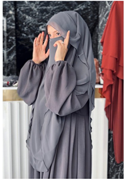 Gölgeli Oval Sufle Uzun Boy Hac Umre