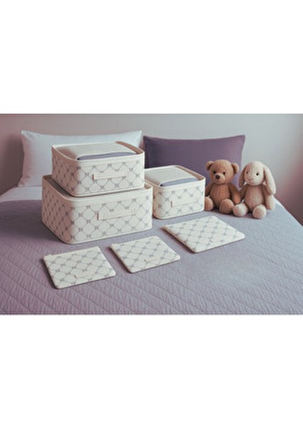 6'lı Bebek Bakım Çantası Hastane Çıkış Doğum Çantası