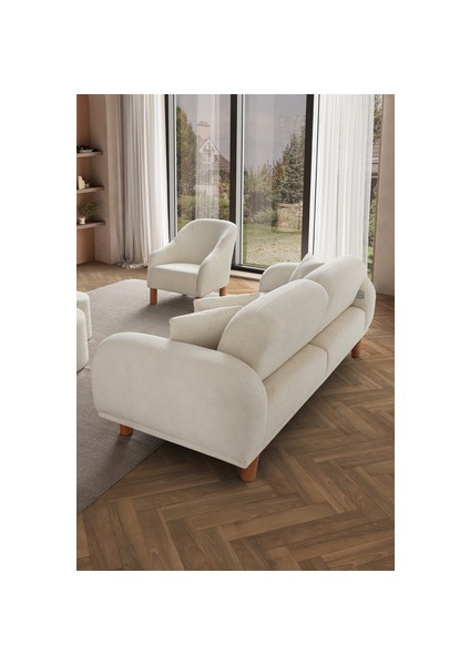 Regnum Koltuk Takımı 3+3+1+1 Krem Renk fırsatları