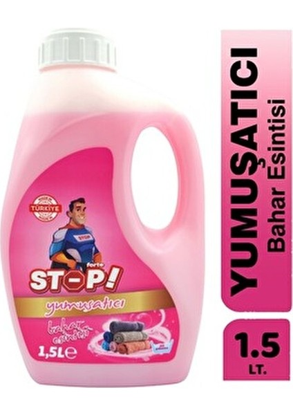 Bahar Esintisi Kokusuyla 1.5 Litre Çamaşır Yumuşatıcı Cilt Dostu Formül