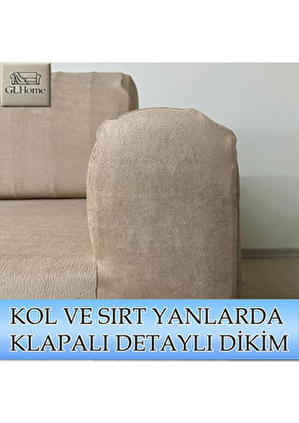 Süet Şönil Kumaş 3lü Komple Giydirme Kanepe & Çekyat, Bohem, Porto, Vb. Model Koltuk Kilifi modelleri
