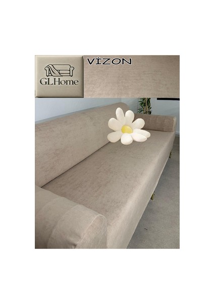 Süet Şönil Kumaş 3lü Komple Giydirme Kanepe & Çekyat, Bohem, Porto, Vb. Model Koltuk Kilifi