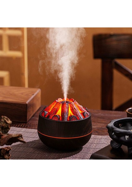 Ultrasonik Hava Nemlendirici Aroma Difüzörü LED Işıklı 300ML Buhar Makinesi Koku Yayıcı Oda Nemlendi
