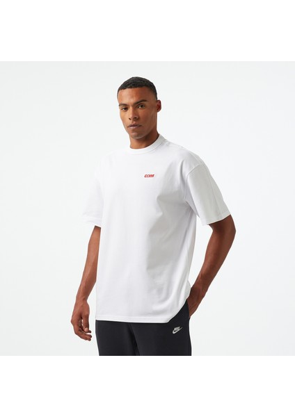 Loose Fit Erkek Beyaz T-SHIRT.102