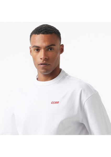 Loose Fit Erkek Beyaz T-SHIRT.102
