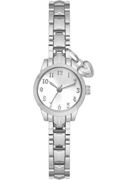 Spectrum Minimal Kasa Yuvarlak Kadran Kalp Charm Detaylı Metal Kordon Kadın Kol Saati fiyatları