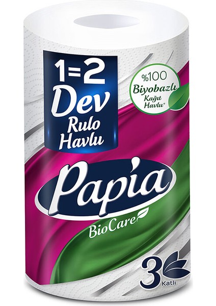 Biocare Dev Havlu 3 Katlı 1=2 fiyatları