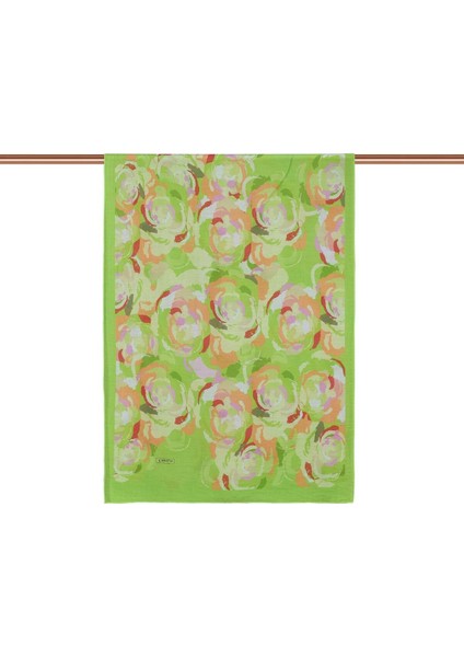 Ipekevi Duygusal Çiçekler Tensel Desenli Şal 02892-FISTIK Yeşili fiyatları