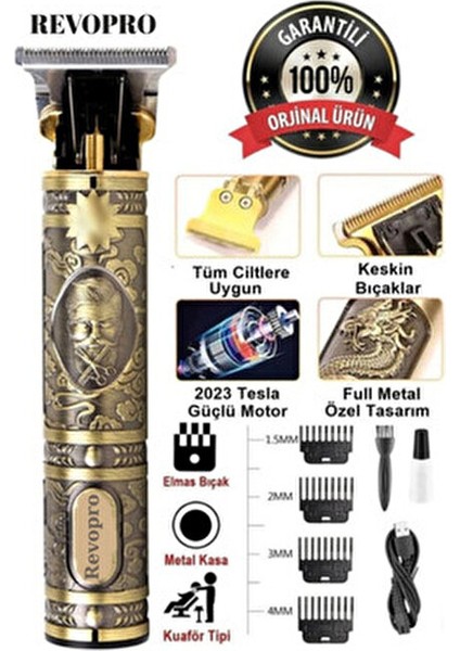 Tıraş Makinesi USB Şarjlı Saç Sakal Vücut Kıl Tüy Alma Kadın Erkek Epilasyon Berber & Kişisel