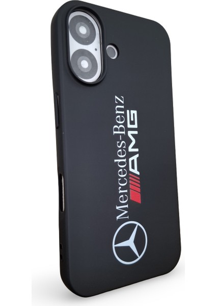 iPhone 16 Uyumlu Yüksek Kaliteli Mercedes Tasarım Baskılı Içi Kadife Premium Silikon Kılıf fiyatları