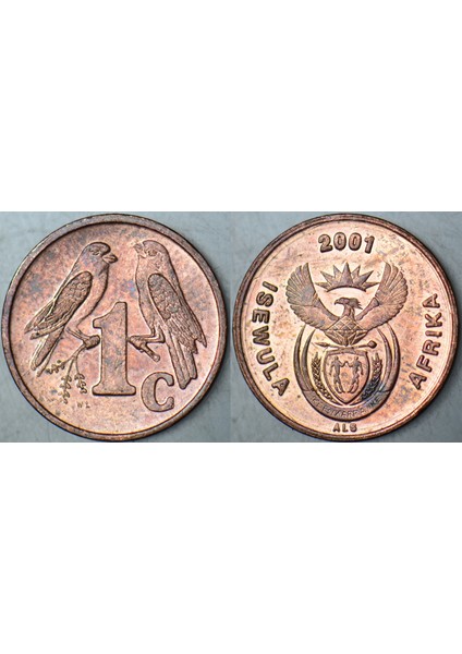 Güney Afrika Cumhuriyeti 1 Cent 2001.