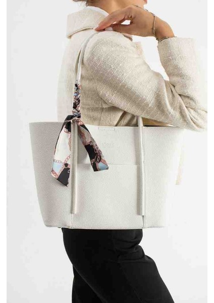 Eflanmoda Yumuşak Deri Çift Kullanıma Uygun Yavrulu Kadın Omuz Çantası